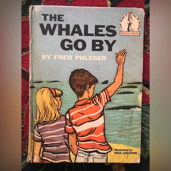 The Whales Go By By Fred Phleger 1959 1st Book Club Edition Beginner Book - Picture 1 of 6